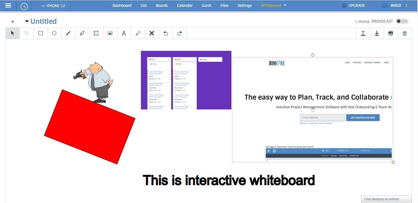 Interactive whiteboard